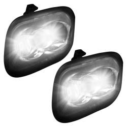 Recon - Recon 264243WH LED Side Mirror Puddle Light Kit White for F150/Super Duty/Bronco - Image 2