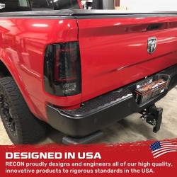 Recon - Recon 264336RBK OLED Tail Lights Red Smoked Lens for 13-18 RAM Trucks - Image 3