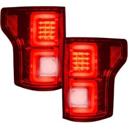 Recon - Recon 264268RD LED Tail Lights Red Lens 15-17 Ford F150 - Image 2