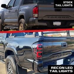 Recon - Recon 264388BK LED Tail Lights Smoked Lens for 16-23 Toyota Tacoma - Image 3