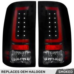 Recon - Recon 264389BK OLED Tail Lights Smoked Lens 07-13 GMC Sierra - Image 1