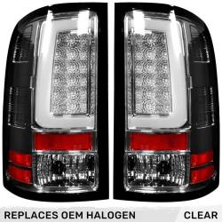 Recon - Recon 264389CL OLED Tail Lights Clear Lens 07-13 GMC Sierra - Image 1
