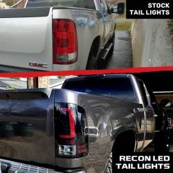 Recon - Recon 264389RBK OLED Tail Lights Red Smoked Lens 07-13 GMC Sierra - Image 4