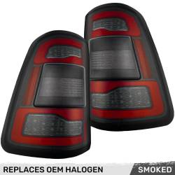 Recon - Recon 264338BK OLED Tail Lights Smoked Lens For19-23 RAM 1500 - Image 1