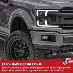 Recon - Recon 264390BKCS Projector HeadLights Smoked Lens 18-20 Ford F150 - Image 3