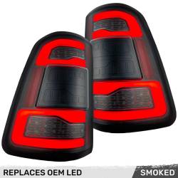 Recon - Recon 264338LEDBK OLED Tail Lights Smoked Lens For19-23 RAM 1500 - Image 1