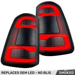 Recon - Recon 264338LEDBKX OLED Tail Lights Smoked Lens For19-23 RAM 1500 - Image 1