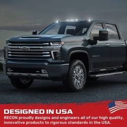 Recon - Recon 264158CLRGB LED Cab Roof Light Kit Clear/RGB 20-23 Silverado/Sierra HD - Image 4