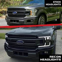 Recon - Recon 264390CLCS Projector HeadLights Clear Lens 18-20 Ford F150 - Image 4