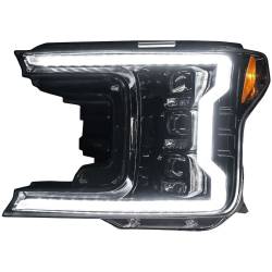 Recon - Recon 264390LEDBKCS LED HeadLights Smoked Lens 18-20 Ford F150 - Image 2