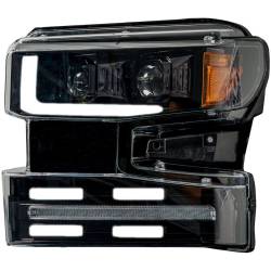 Recon - Recon 264396BKCS Projector HeadLights Smoked Lens 19-21 Silverado 1500 - Image 2