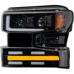 Recon - Recon 264396BKCS Projector HeadLights Smoked Lens 19-21 Silverado 1500 - Image 3