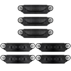 Recon - Recon 264340WHBK LED Fender/Grille Marker Light Kit White/Red for RAM 1500 TRX - Image 1