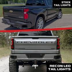 Recon - Recon 264397BK OLED Tail Lights Smoked Lens 19-25 Silverado 1500/HD - Image 4