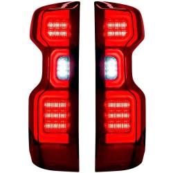 Recon - Recon 264397LEDRBK OLED Tail Lights Red Smoked Lens 19-25 Silverado 1500/HD - Image 2