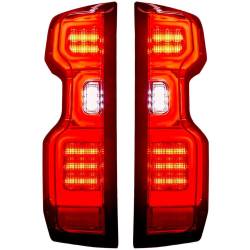 Recon - Recon 264397LEDRD OLED Tail Lights Red Lens 19-25 Silverado 1500/HD - Image 2
