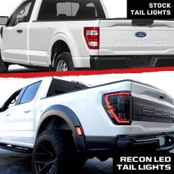 Recon - Recon 264568CL OLED Tail Lights Clear Lens 21-23 Ford F150 w/BLIS - Image 4
