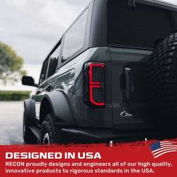Recon - Recon 264279CL OLED Tail Lights Clear Lens 21-24 Ford Bronco - Image 3
