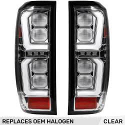 Recon - Recon 264398CL OLED Tail Lights Clear Lens 19-25 GMC Sierra 1500/HD - Image 1