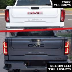 Recon - Recon 264398LEDCL OLED Tail Lights Clear Lens for 19-25 GMC Sierra 1500/HD - Image 3