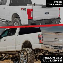 Recon - Recon 264399CL OLED Tail Lights Clear Lens 20-22 Ford Super Duty - Image 4