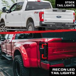 Recon - Recon 264399LEDBK OLED Tail Lights Smoked Lens 20-22 Ford Super Duty w/BLIS - Image 4