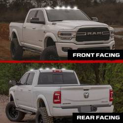 Recon - Recon 264346BKHPWHX LED Cab Roof Light EACH Smoked/White for 19-23 RAM HD - Image 3