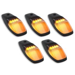 Recon - Recon 264346BKS LED Cab Roof Light Kit Smoked/White/Amber for 19-23 RAM HD - Image 3