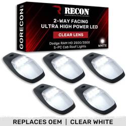 Recon - Recon 264346CLHPWH LED Cab Roof Light Kit Clear/White for 19-23 RAM HD - Image 1
