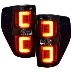 Recon - Recon 264368BK LED Tail Lights Smoked Lens 09-14 Ford F150/Raptor - Image 2