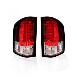 Recon - Recon 264291RD OLED Tail Lights Red Lens 07-13 Silverado 1500/HD - Image 1