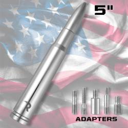 Recon - Recon 264ANT50CH 5" Aluminum 50 Cal Universal Stubby Antenna-Chrome - Image 3