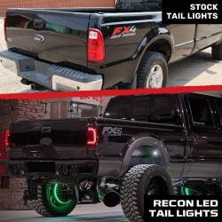 Recon - Recon 264293BK OLED Tail Lights Smoked Lens 08-16 Ford Super Duty - Image 4