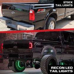 Recon - Recon 264293BKS OLED Tail Lights Smoked Lens 08-16 Ford Super Duty - Image 4