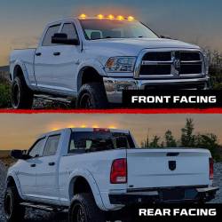 Recon - Recon 264146AMHPAM LED Cab Roof Light Kit Amber/Amber for 03-18 RAM HD - Image 3