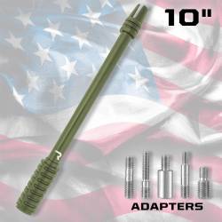 Recon - Recon 264ANTCBGR 10" Aluminum Barrel Universal Stubby Antenna-Army Green - Image 3