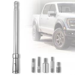Recon - Recon 264ANTCH 8" Aluminum Universal Stubby Antenna-Chrome - Image 1