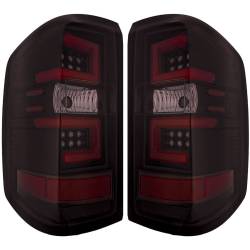 Recon - Recon 264297RBK OLED Tail Lights Red Smoked Lens 16-18 Silverado 1500/HD - Image 2