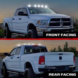 Recon - Recon 264146CLHPWH LED Cab Roof Light Kit Clear/White for 03-18 RAM HD - Image 3