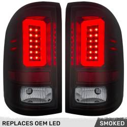 Recon - Recon 264298BK OLED Tail Lights Smoked Lens 16-18 GMC Sierra 1500/HD - Image 1