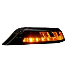Recon - Recon 264147BK LED Turn Signal Lenses Smoked/White/Amber 15-17 Ford Mustang - Image 4