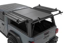 Rough Country Suspension Systems - Rough Country 73405 Modular Truck Bed Cap Black for 20-25 Gladiator JT 5' Bed - Image 2