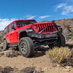 Go Rhino - Go Rhino 332100T Rockline Front Bumper Lower Steel Skid Plate for Wrangler JL - Image 8