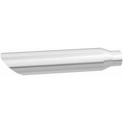 MagnaFlow Exhaust Products - MagnaFlow 35216 Single Polished Exhaust Tip 2.25" Inlet/3.5" Outlet Round - Image 2