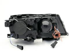 Anzo USA - Anzo USA 121140 Projector Headlight Set w/LED Halo Black for 02-05 BMW 3-Series - Image 2