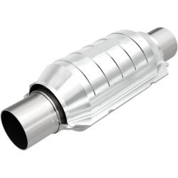 MagnaFlow Exhaust Products - MagnaFlow 441205 California Universal Catalytic Converter 9" L x 4.375" W Round - Image 1