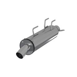 MBRP Exhaust - MBRP Exhaust AT-9527PT Perf Series Slip-On Exhaust for 10-17 Polaris Ranger - Image 1