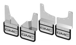 Gatorback GCS200K-GB2 12" Black Front/Rear Mud Flap Set for Sierra HD
