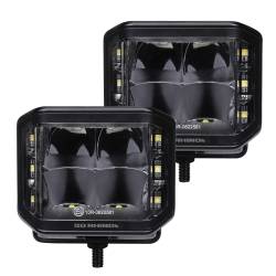 Go Rhino - Go Rhino 750700321SCS Blackout Series Sideline LED Cube Spot Light Kit - Image 1