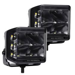 Go Rhino - Go Rhino 750700321SCS Blackout Series Sideline LED Cube Spot Light Kit - Image 2